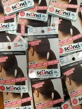 Scunci Color Match Multi Strand Ponytailer *BROWN* *CHOOSE QUANTITY (3623) R8P8a