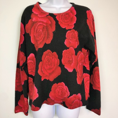 Cathy Daniels Womens Sweater SZ M Red 