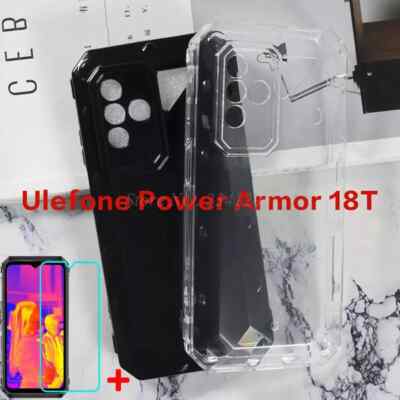 Case Cover + Tempered Glass Film Screen Protector For Ulefone Armor 18 18T Ultra