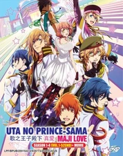 DVD Anime Uta No Prince-Sama Maji Love Season 1-4 Complete Series (1-52 End)+MOV