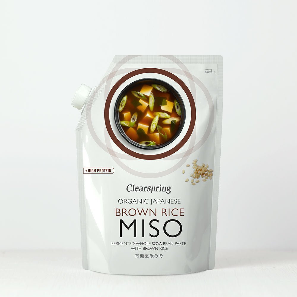 Clearspring Organic Japanese Brown Rice Miso Paste - Pasteurised 300g
