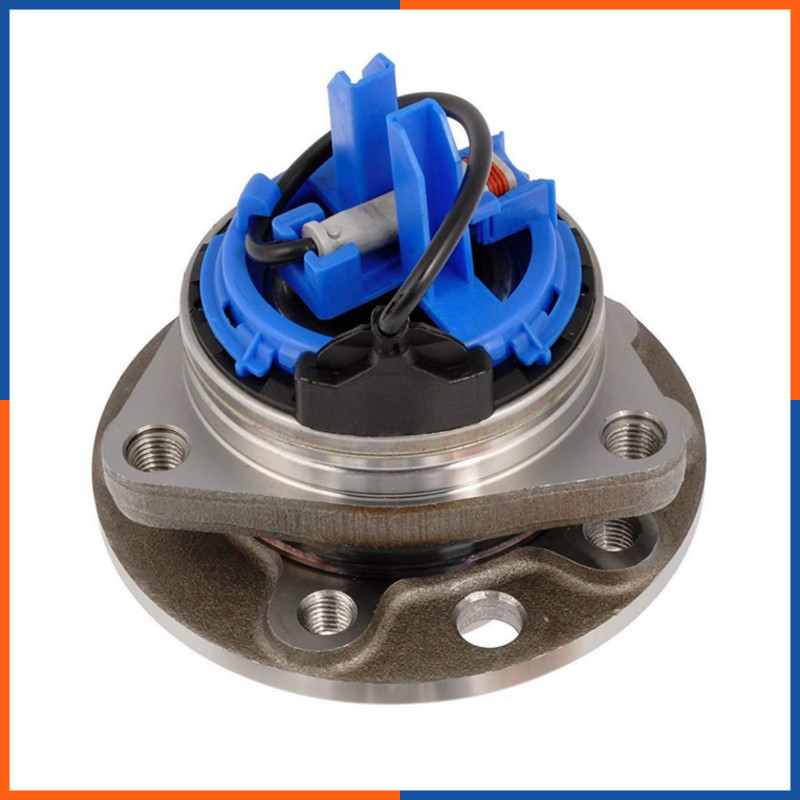 Moyeu de roue avant anti-vibration en acier forgé compatible Opel 1603282 et 93186389 - 2