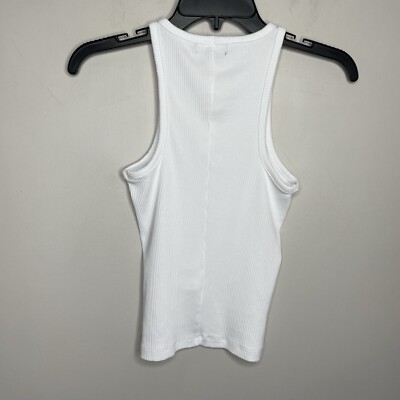 J.CREW Tank Top Women XS Favorite Vintage Rib NEW Crisp White