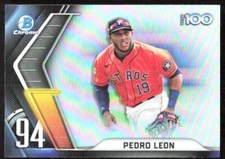 2022 6864D Bowman Scouts' Top 100 REFRACTOR Pedro Leon Houston Astros #BTP-94
