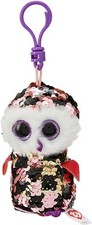 Ty Flippables❤️CHECKS The Owl 3"Clip Sparkle Eyes New MWMT's