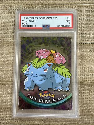Graded PSA 7 1999 Topps Pokemon T.V. - Venusaur - Foil | eBay