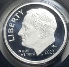 2022-S Roosevelt Dime .999 Silver Proof Gem Cameo