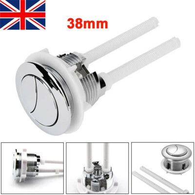 38mm Replacement Dual Flush Push Button Toilet Cistern Water Saving Universal UK