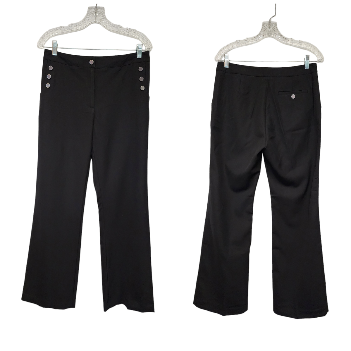 EP Pro Women's Golf Pants W/Button Accents Size Australia