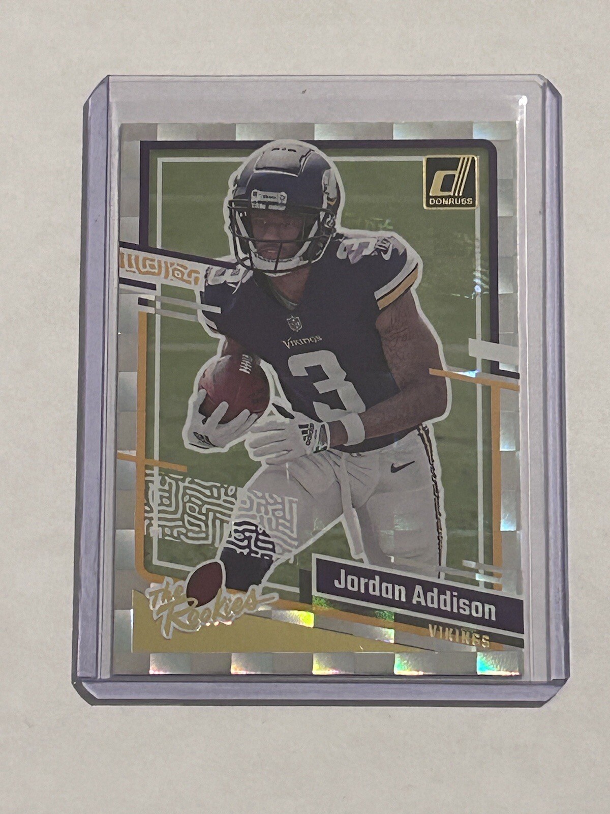 Jordan Addison 2023 Panini Donruss The Rookies RC #10 Insert Vikings Football thumbnail 6