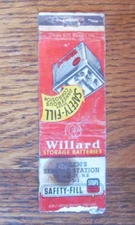 CANADIAN TAX STAMP MATCHBOOK MATCHCOVER: FOULEM'S GAS STATION CARAQUET, NB -B30