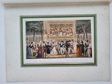 Old Antique Vintage Print 1924 Tom Jerry and Logic at Vauxhall, Life in London