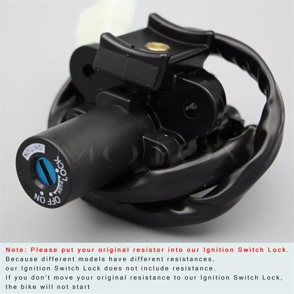 Teclas de bloqueo del interruptor de encendido aptas para Yamaha YZF R1 R6 FZ6 FZ1 FZ6S Foto 4 de 4