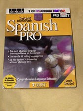 Instant Immersion Spanish Pro 7 CD Set. Learn Spanish New In Package