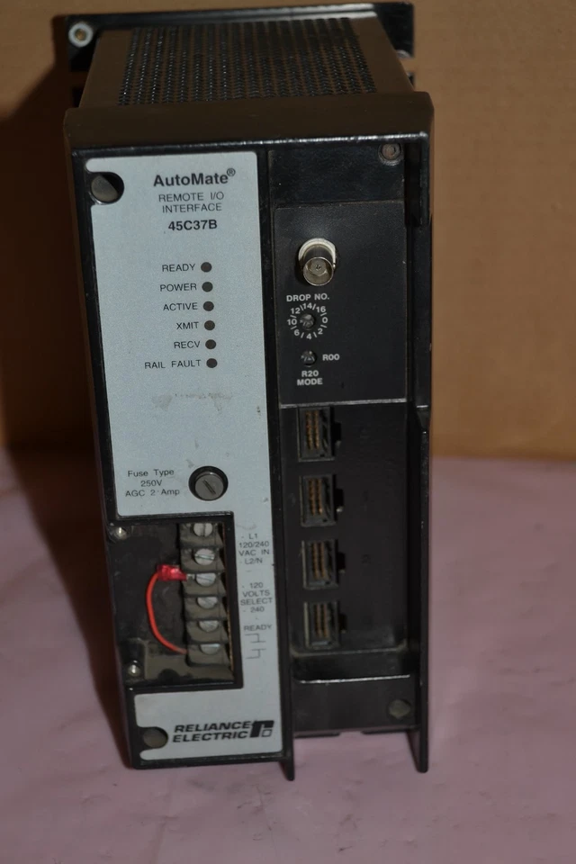 RELIANCE ELECTRIC 45C37B 120/240VAC 50/60Hz AUTOMATE REMOTE I/O INTERFACE    - Image 4 of 4