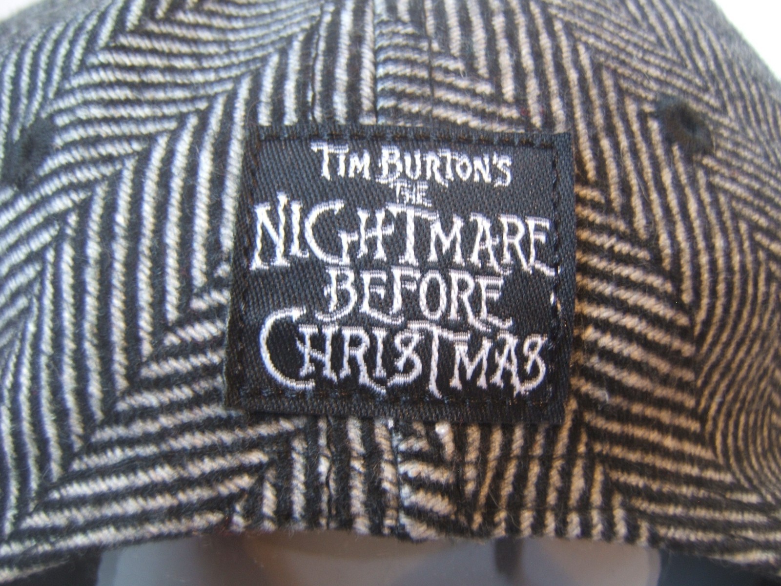 Nightmare Before Christmas Patch Hat Gray Herring… - image 6