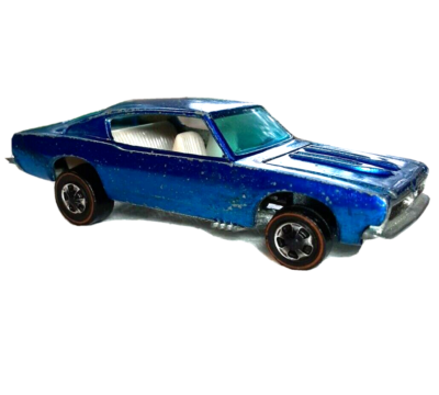 Hot Wheels Redline Custom Barracuda 1967 Blue Sweet Sixteen Made