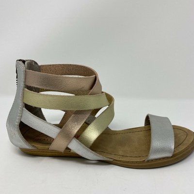 gold sandals size 3