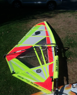 Windsurfing sails. Hurricane 3.7 meter.Sail only. No rigging.