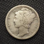 1918  *D* MERCURY HEAD SILVER DIME *NICE* - FREE SHIPPING! - C3332