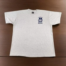 VINTAGE Boston Fire Department Shirt Mens Extra Large Single Stitch MA Adult A24