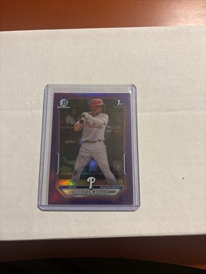 2026 Topps Bowman Chrome 004/250 Anderson Araujo 1st Bowman Purple Refractor