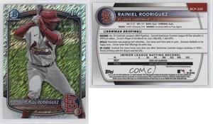 2025 Bowman Chrome Prospects Shimmer Refractor Rainiel Rodriguez #BCP-200