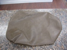 Crown Custom Computer Brown Faux Leather Dust Cover 16"x 14" for Atari Commodore