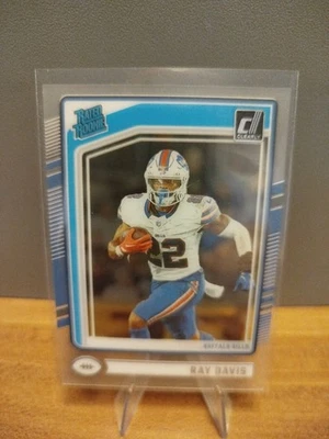 2024 Panini Clearly Donruss - Rated Rookie Ray Davis #88 (RC) Buffalo Bills - Bild 1 von 2