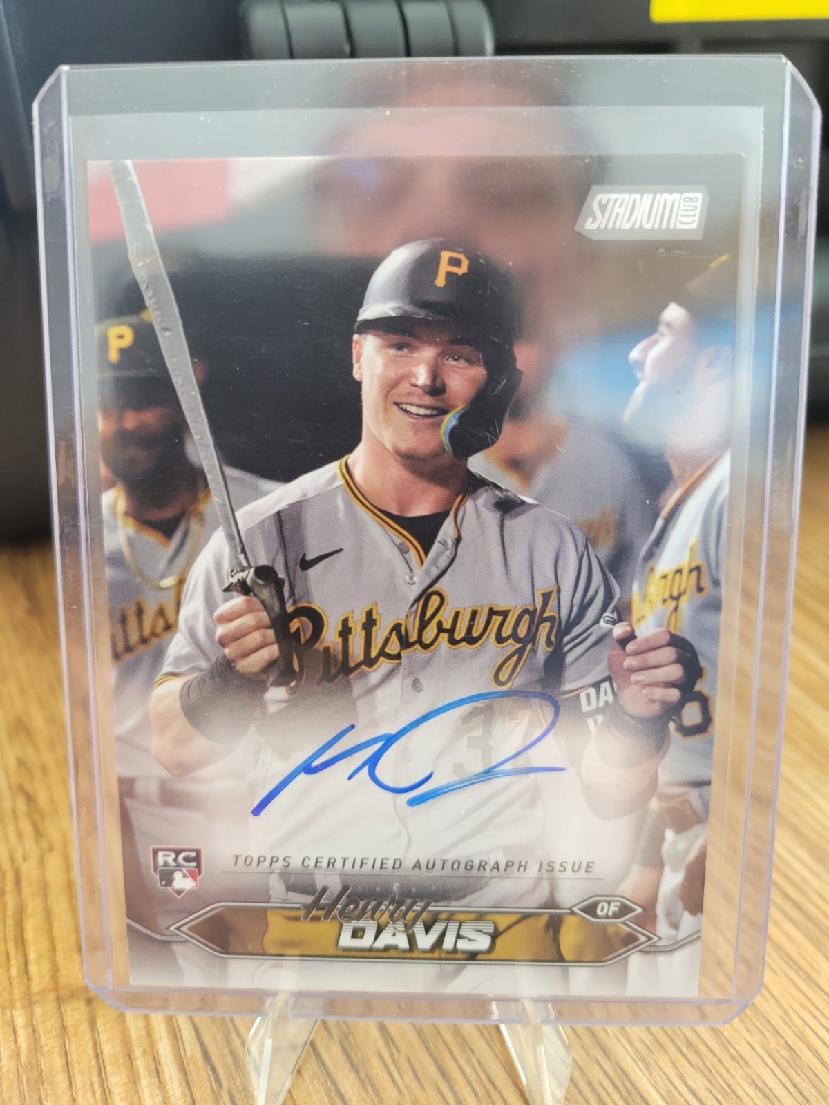 2024 Topps Stadium Club - Autographs Henry Davis #SCBA-HD (AU, RC)