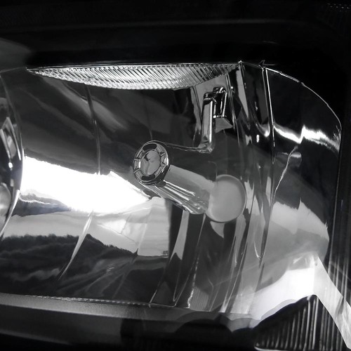 Fits 2003-2007 Chevy Silverado 2002-2006 Avalanche Black Headlights+Bumper Lamps - Picture 3 of 9