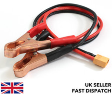 Long XT60 Male To Crocodile Clips Charge Adaptor Cable 600mm 12AWG Wire
