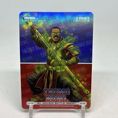 Bo Jackson Battle Arena Tecmo Bowl Monk Glow Logofoil Art Monk