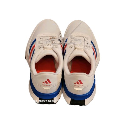 New adidas S2G 24 Leather Spikeless Golf White Navy Red Men\'s Shoes Size 11 Adidas S2G 24 Leather Spikeless Golf Shoes — Pro Am Golf USA main image 3