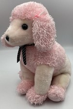 Ty Beanie Buddy BRIGITTE the Pink Poodle Dog Plush Stuffed Animal 12” Retired
