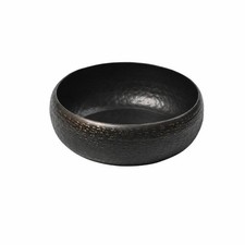 Dekoschale mit Hammerschlag-Optik modern Schale aus Aluminium elegant