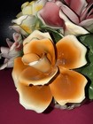 Authentic Capodimonte Italy Porcelain Floral Bouquet Vase – Hand Painted — photo 4