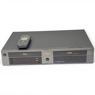Go-Video DDV9450 Dual-Deck Hi-Fi VHS VCR Recorder | Remote
