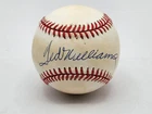 Ted Williams Signed Bobby Brown American League Baseball-UNAUTHENTICATED