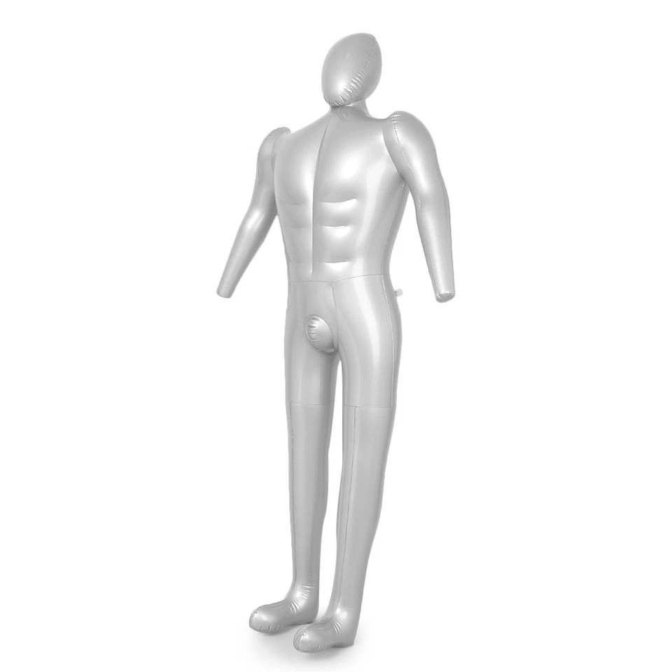 Nuevo Maniquí Inflable Hombre Cuerpo Entero Con Brazo Torso Modelo Stock EE. UU. Foto 4 de 4