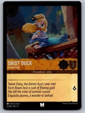 Daisy Duck - Lovely Lady 6/204 Uncommon Ursula's Return Lorcana Cold Foil NM