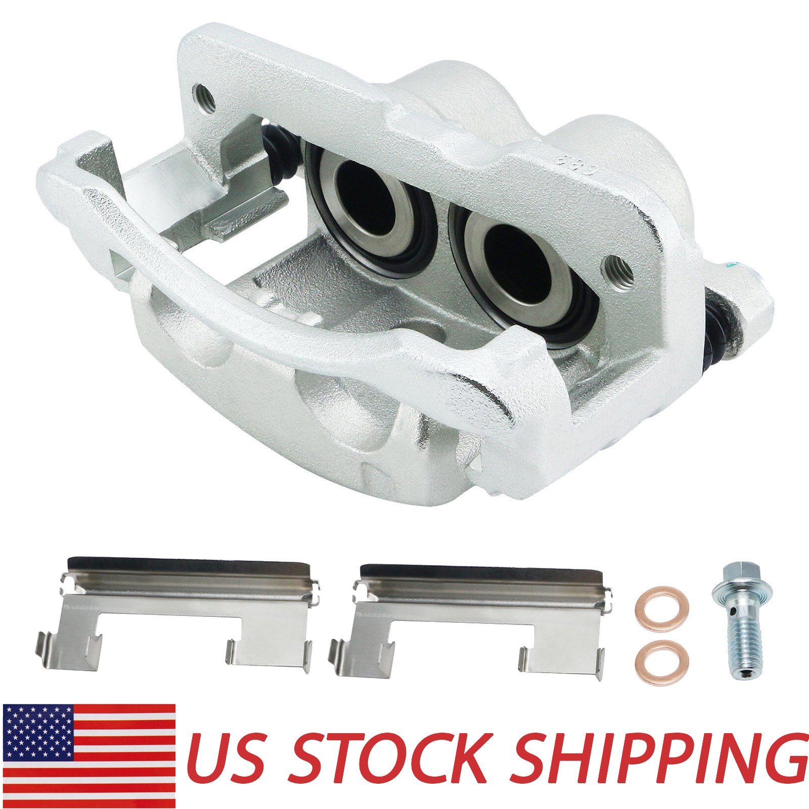 Used Left Front Brake Caliper & Bracket Fits Chevy Silverado Avalanche GMC