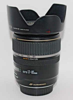 Canon EF S 17 85mm f/4 5.6 IS USM Zoom Lens   Fully Tested, Excellent Condition