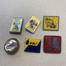 MOTORING MOTORCYCLE Pin Badges Master/offical mechanic plus others 