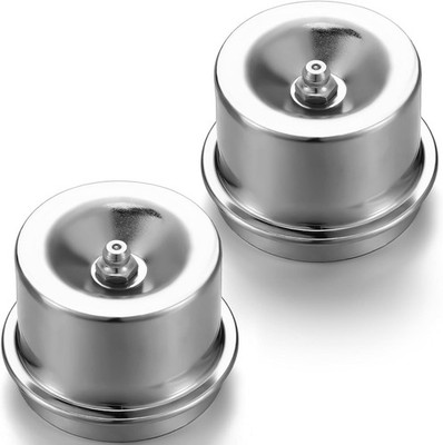 2 Pcs 1.98'' Axle Grease Cap Trailer Hub Dust Caps Grease Fitting Caps for Mo
