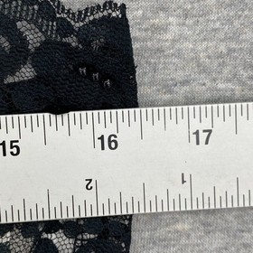 Vintage Lucie Ann II Chemise Womens 34 Black Lace Camisole Lingerie Slip Top USA