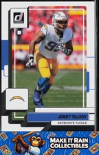 Jerry Tillery 2022 Donruss #298 Los Angeles Chargers