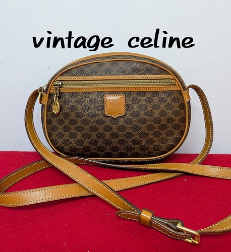 Celine Macadam Shoulder Bag, Rare Condition, Authentic