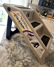 Telebrands Up  Under Doggy Steps;Folding Portable Pet Stairs;Cat/Dog; to 70 Lbs