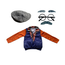 Kostüm Kinderkostüm Alte Opa Oma, 7-8 Jahre